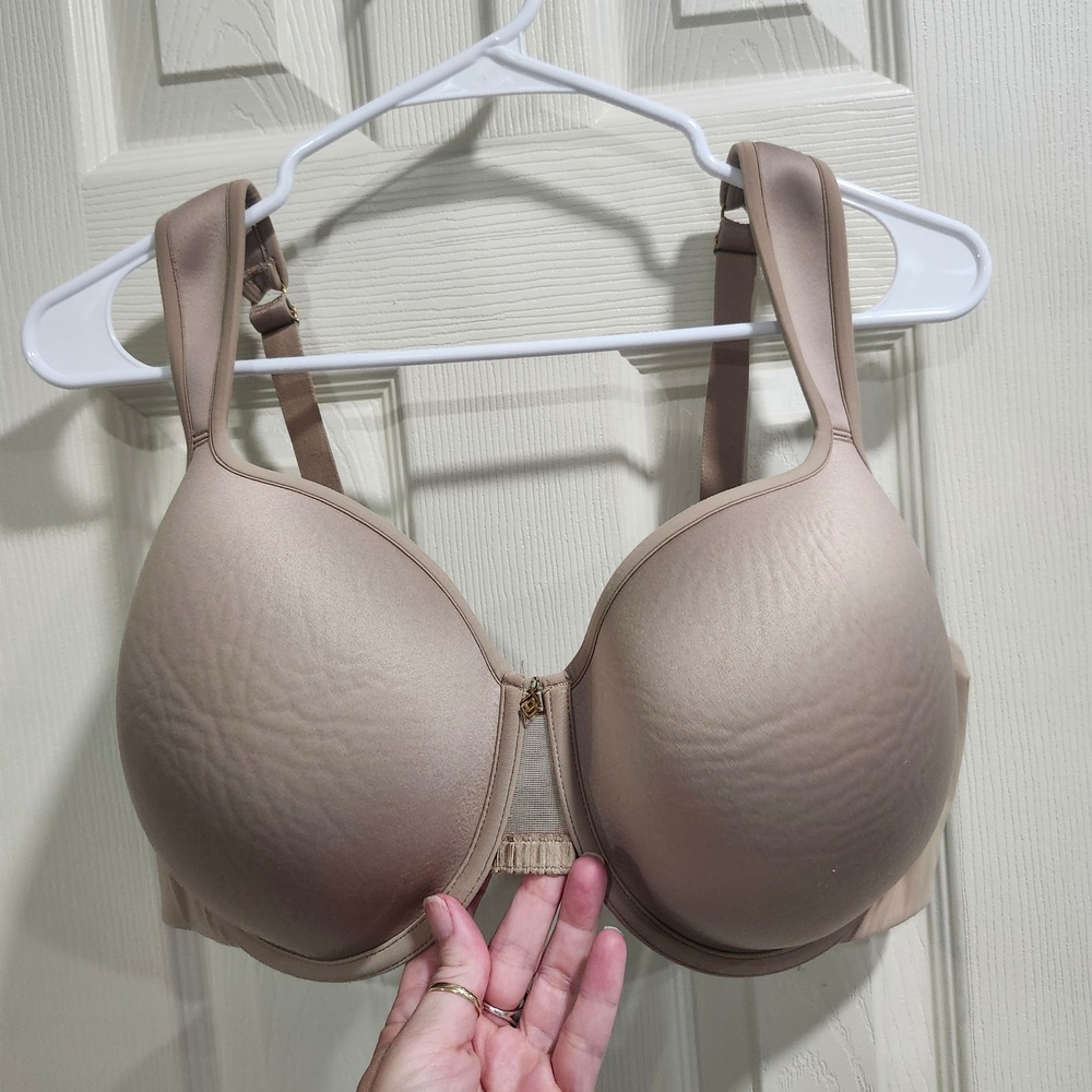 ThirdLove 24/7 Classic Full Coverage Bra Taupe Nude 44D Memory Foam Underwire